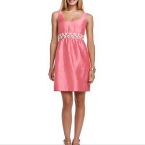 Vineyard Vines Silk Pink Dress. Size 4